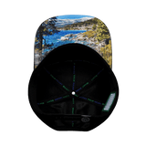 Tahoe Hat, Flat Bill, Snapback Hat, Cork, Navy, Gray, Black, Mens Hat, Womens Hat, Underbill Picture