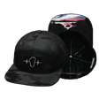 Tahoe Hat, Flat Bill, Snapback Hat, Black Camo, Black, Mens Hat, Womens Hat, Main Picture