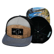 Tahoe Hat, Flat Bill, Snapback Hat, Cork, Navy, Gray, Black, Mens Hat, Womens Hat, Main Picture