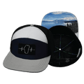 Tahoe Hat - Flat Bill - Gray / Navy / White / Black - Laser Mesh