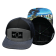 Tahoe Hat, Flat Bill, Snapback Hat, Navy, Gray, Black, Mens Hat, Womens Hat, Main Picture
