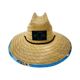 Tahoe Straw, Sun Hat, Glass, Mens Straw Hat, Womens Straw Hat, Frnt Picture