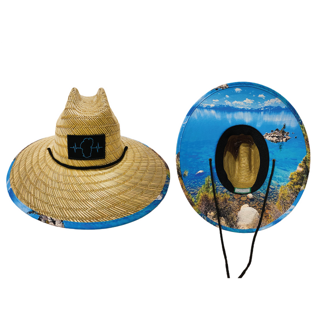 Tahoe Straw, Sun Hat, Glass, Mens Straw Hat, Womens Straw Hat, Main Picture