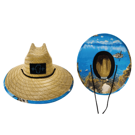 Tahoe Straw, Sun Hat, Glass, Mens Straw Hat, Womens Straw Hat, Main Picture
