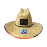 Tahoe Straw, Sun Hat, Sunset, Mens Straw Hat, Womens Straw Hat, Front Picture