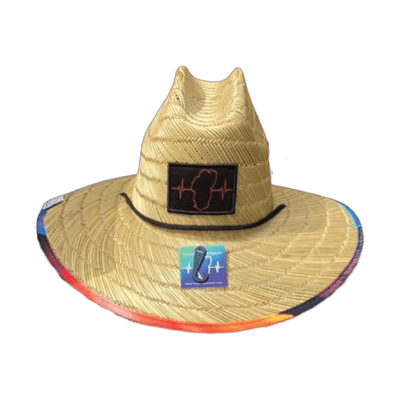 Tahoe Straw, Sun Hat, Sunset, Mens Straw Hat, Womens Straw Hat, Front Picture