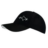 Texas Hat, Athletiic Fit,  Airmesh, Snapback Hat, Black, Mens Hat, Womens Hat, Side Picture 