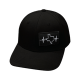 Texas Hat, Baseball Hat, Snapback Hat, Black, Mens Hat, Womens Hat, Front Picture