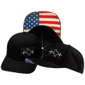 Texas Hat - Baseball Hat Fit - Black - Laser Mesh