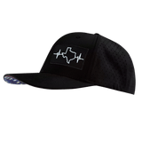 Texas Hat, Baseball Hat, Snapback Hat, Black, Mens Hat, Womens Hat, Side Picture