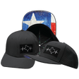 Texas Hat, Baseball Hat, Snapback Hat, Charcoal, Mens Hat, Womens Hat, Main Picture