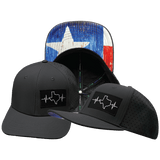 Texas Hat, Baseball Hat, Snapback Hat, Charcoal, Mens Hat, Womens Hat, Main Picture