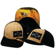 Texas Hat, Baseball Hat, Snapback Hat, Cork, Black, Mens Hat, Womens Hat, Main Picture