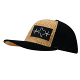 Texas Hat, Baseball Hat, Snapback Hat, Cork, Black, Mens Hat, Womens Hat, Side Picture