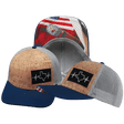 Texas Hat, Baseball Hat, Snapback Hat, Cork, Navy, Gray, Mens Hat, Womens Hat, Main Picture