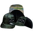Texas Hat, Baseball Hat, Snapback Hat, Green Camo, Black, Mens Hat, Womens Hat, Main Picture
