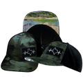 Texas Hat - Baseball Hat Fit - Green Camo / Black - Laser Mesh