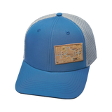 Texas Hat, Baseball Hat, Snapback Hat, Light Blue, Gray, Mens Hat, Womens Hat, Front Picture