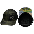 Texas Hat, Baseball Hat, Snapback Hat, Green Camo, Black, Mens Hat, Womens Hat, Main Picture