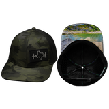 Texas Hat, Baseball Hat, Snapback Hat, Green Camo, Black, Mens Hat, Womens Hat, Main Picture