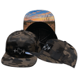 Texas Hat, Flat Bill, Snapback Hat, Tan Camo, Mens Hat, Womens Hat, Main Picture