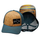 Texas Hat, Low Profile, Snapback Hat, Cork, Teal, Mens Hat, Womens Hat, Main Picture 
