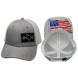 Texas Hat, Low Profile, Snapback Hat, Heather Gray, White, Mens Hat, Womens Hat, Main Picture 