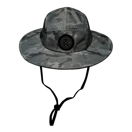 THB Boonie, Sun Hat, Gray Camo, Mens Boonie, Womens Boonie, Front Picture