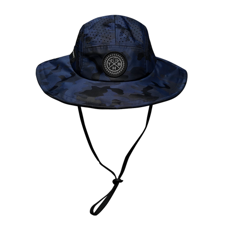 THB Boonie, Sun Hat, Navy Camo, Mens Boonie, Womens Boonie, Front Picture