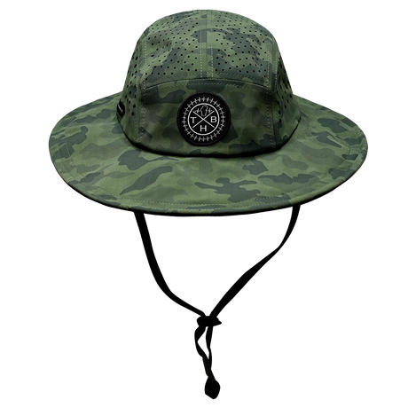 THB Boonie, Sun Hat, Soft Teal Camo, Mens Boonie, Womens Boonie, Front Picture