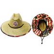 THB Straw, Sun Hat, American Flag, Mens Straw Hat, Womens Straw Hat, Main Picture