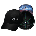 Virgin Islands Hat - Airmesh - Athletic Fit - Black - Fabric Back