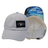 Virgin Islands Hat, Dad Hat, Snapback, Light Gray, Mens Hat, Womens Hat, Main Picture