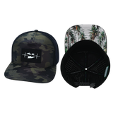 Virgin Islands Hat, Flat Bill, Snapback Hat, Green Camo, Black, Mens Hat, Womens Hat, Main Picture