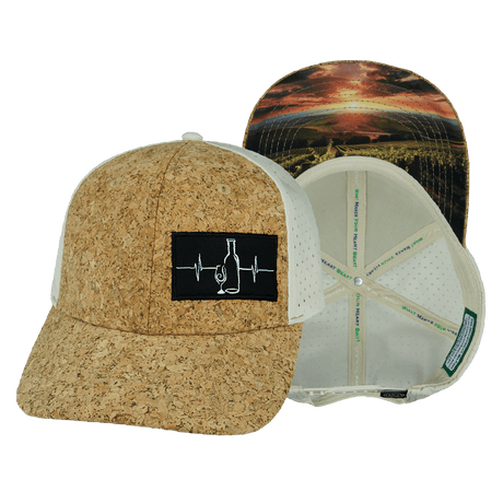 Wine Hat, Baseball Hat, Snapback Hat, Cork, Cream, Mens Hat, Womens Hat, Main Picture
