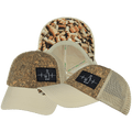 Wine Hat - Dad Hat - Cork - Cream - Soft Trucker Mesh