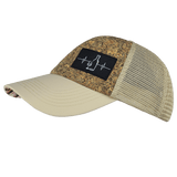 Wine Hat, Dad Hat, Snapback, Cork, Cream, Mens Hat, Womens Hat, Side Picture
