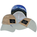 Wine Hat - Dad Hat - Cork - Gray - Laser Mesh