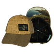 Wine Hat, Low Profile, Snapback Hat, Cork, Light Brown Hemp, Mens Hat, Womens Hat, Main Picture 