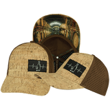 Wine Hat, Trucker Hat, Snapback Hat, Cork, Brown, Mens Hat, Womens Hat, Main Picture