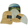 Wine Hat, Trucker Hat, Snapback Hat, Cork, Gray, Mens Hat, Womens Hat, Main Picture