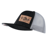 Surf Hat, Baseball Hat, Snapback Hat, Charcoal, Gray, Mens Hat, Womens Hat, Side Picture