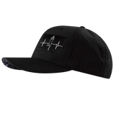 Yoga Hat, Baseball Hat, Snapback Hat, Black, Mens Hat, Womens Hat, Side Picture