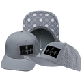 Yoga Hat - Baseball Hat Fit - Gray - Laser Mesh