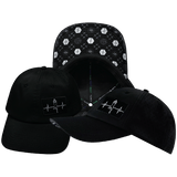 Yoga Hat, Dad Hat, Ponytail, Snapback, Black, Mens Hat, Womens Hat, Main Picture