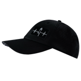 Yoga Hat, Dad Hat, Ponytail, Snapback, Black, Mens Hat, Womens Hat, Side Picture