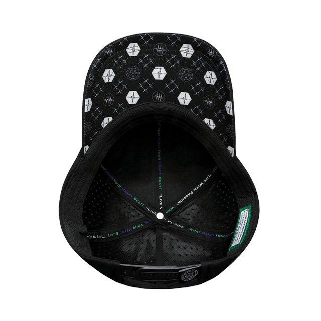 Yoga Hat, Dad Hat, Ponytail, Snapback, Black, Mens Hat, Womens Hat, Underbill Picture