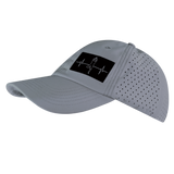 Yoga Hat, Dad Hat, Ponytail, Snapback, Gray, Mens Hat, Womens Hat, Side Picture