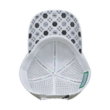 Yoga Hat, Dad Hat, Ponytail, Snapback, White, Mens Hat, Womens Hat, Underbill Picture