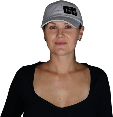 Yoga Hat, Dad Hat, Ponytail, Snapback, Gray, Mens Hat, Womens Hat, Woman In Hat Picture